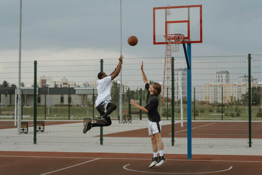 Players enjoying a pickup game