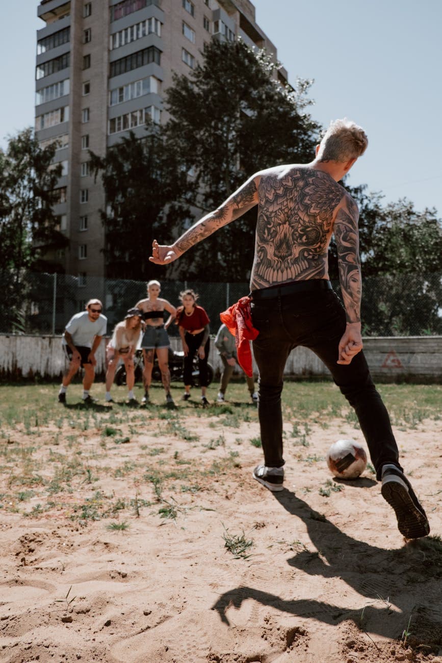 Players enjoying a pickup game
