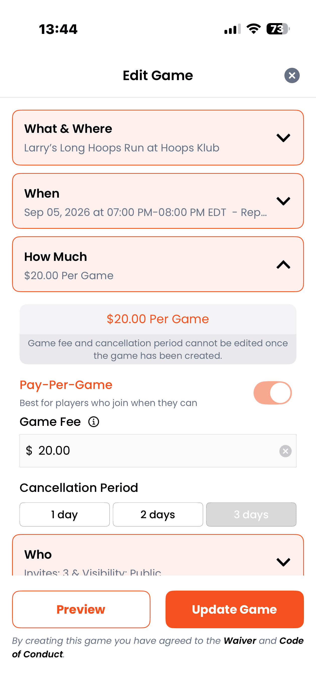 WOOOBA Free or Pay n’ Play screen